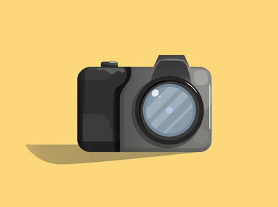 Camera camera design flat illustration vector