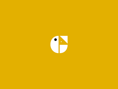 Dmitry Gusev Logo (Goose Logo) branding design goose icon illustration logo logotype minimalism negative space negativespace typography vector