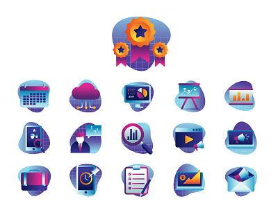 Online Marketing Icons