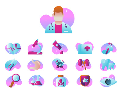 Medical Icons app design dribbble flaticon freepik icon icon bundle icon set icons illustration logo medical app medical icons ui ux vector
