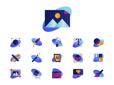 Graphic Design icons design designer dribbble flaticon freepik graphicdesign graphics icon icons illustration ui ux vector