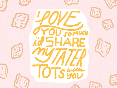 Lines + Type | True Love illustration lettering