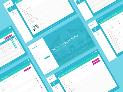 Dashboard E-Form Website Design
