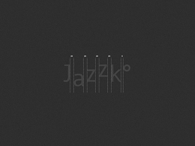 Jazzko logo kerning identity kerning logo