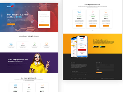 Servicedealz Website design ui ux