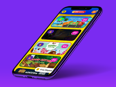 Lucky Dollar Game app design illustration ui