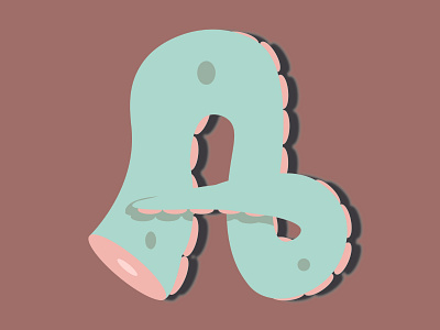 Calamari (A) design illustration typography
