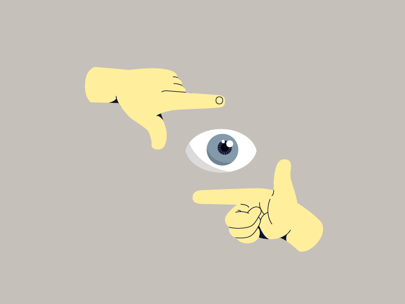 Framing 2d after effects aftereffects animation animation 2d animator eye eye animation frame framing hands illustration illustrator mograph motion motion design motion graphic motion graphics motiongraphics