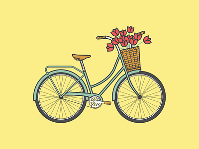 Bike with Flowers