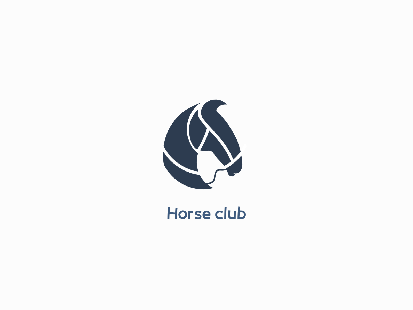 "Horse club" logo motion after effect aftereffects branding design graphic icon illustraion illustration logo morph motion vector