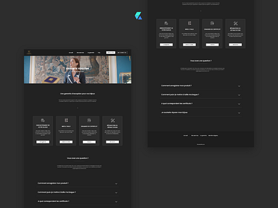 Garantie Vendôme - Website adobe xd ui ui design uiux ux webdesign