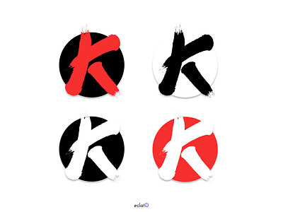 Letter K logo design figma japon letter k logo logo design manga streamer youtuber