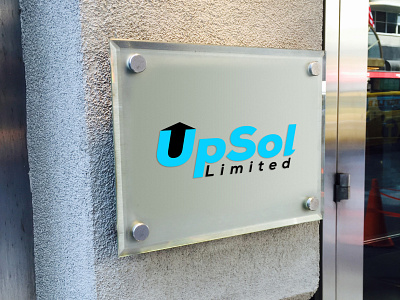 UpSol Limited automation bold brand calm caregiver consultant corporate flat growth identity logo logotype minimalist sage simple sleek strong thriving
