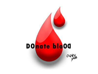 Do donate Blood blood donate icon logo typogaphy