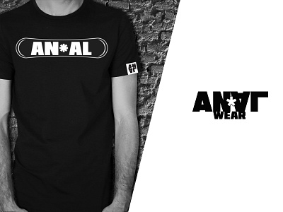 NEW COLLECTION ANAL*WEAR advertise asterisk branding design fashion flat font logo typography