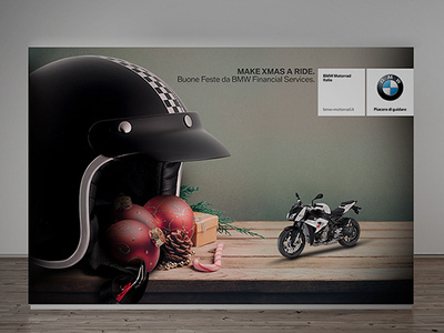 MOTORRA DMW CHISTMAS advertise art artdirection branding illustration poster