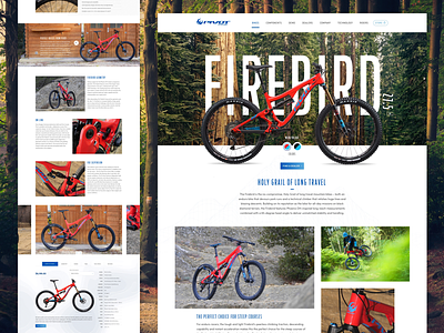 Pivot Cycles Product Page bicycle bike clean grid minimal mountain bike off road outdoor product website
