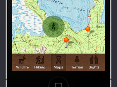 Forrest App app icons iphone navigation bar