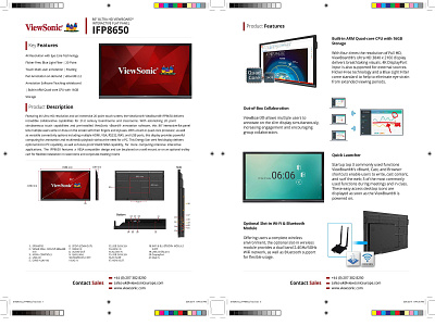 Sample View Sonic adobe illustrator adobe indesign adobe photoshop catalog design