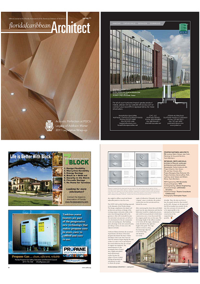 Magazine Sample Architect adobe illustrator adobe indesign adobe photoshop magazine design