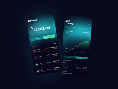 Crypto Marketplace UI Design