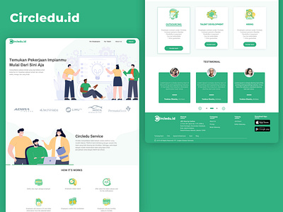 Homepage Circledu.id | Talent Hiring & Development Website