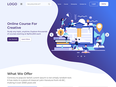 Circledoo - Online Course Landing Page