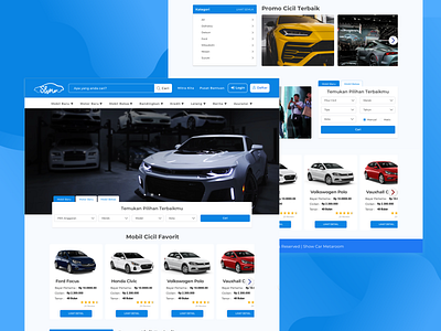"Showcar" Auction car Web Design