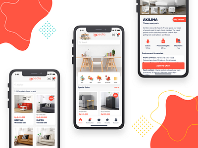 Furniture Mobile App Design