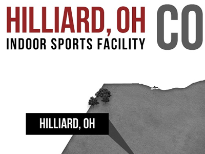 Hilliard, Ohio | Coming Soon Page black bo jackson map marker ohio red sports state web design white wordpress