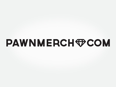PawnMerch.com black branding classic diamond elegant grey logo luxury minimal web design