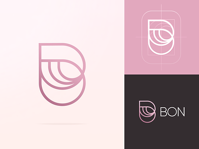 BON b brand brand identity branding gift graphic design illustrator letter letter b logo logo design logotype minimal shop store typography