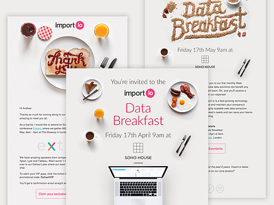 Data Breakfast Email campaign