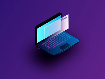 Isometric Laptop Illustration design icon illustration isometric illustration