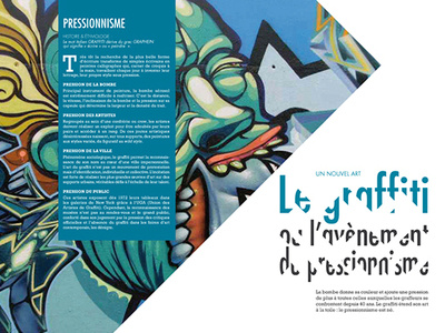 Magazine Graffiti blue edition graffiti graffiti art magazine student project typogaphy