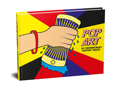 Pop Art book cover book art illustration pop art vector