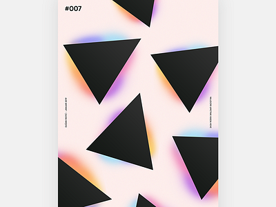 Digital Poster Practice #007 2d 2d art abstract abstract design clean concept contemporary creative digital gradient graphic design illustrator manipulation minimal photoshop poster print simple texture vector