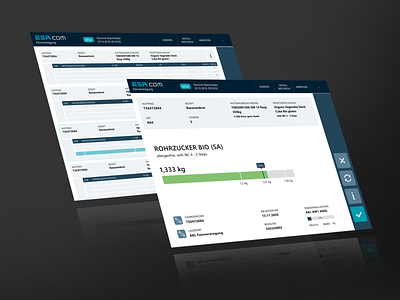 Touch Screen Application bespoke branding data visulization design ui ux