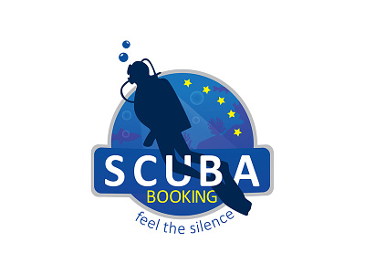 Scuba Booking app artworks branding design flat illustration logo logo design logodesainer logodesign ui ux vector web website