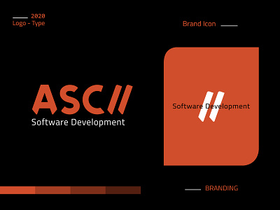 ASCII Logo app branding design icon idenity illustration logo mark typography vector web