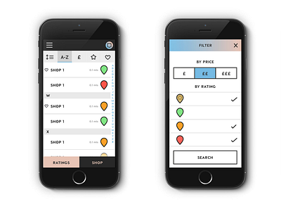 Not My Style - app design app branding flat map ui ux