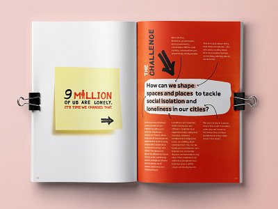 Loneliness Lab activism booklet campaign design fanzine indesign layout print zine