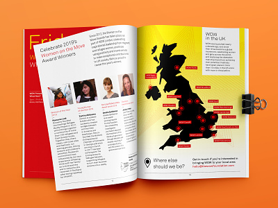 Women of the World festival programme a4 book brochure design festival layout map print print design typography
