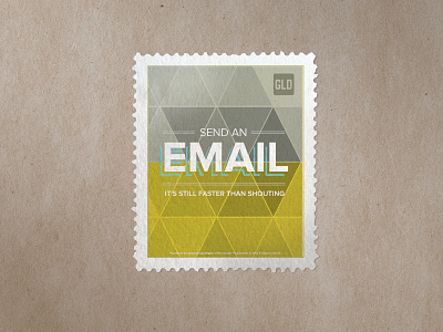 GLD Stamp 2 branding email illustration stamp