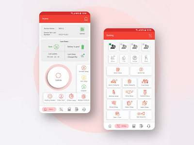 Smart home and security app design branding icon iran ui userinterface ux