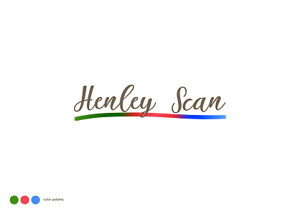 Henley Scan branding design icon logo