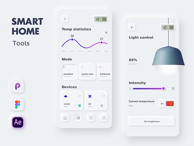 Smart home app branding calculator design icon illustration logo ui ux vector web