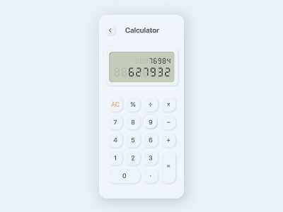Calculator app calculator design ui ux
