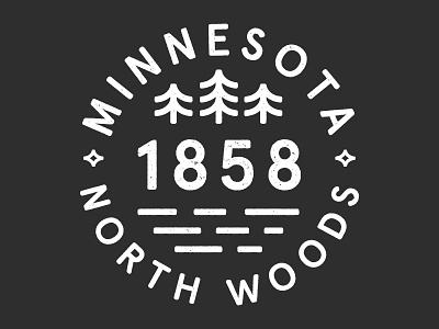 Minnesota north Woods logo minnesota north north woods sota tree water woods