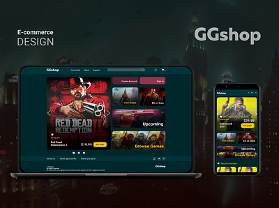 Games Store UI Design